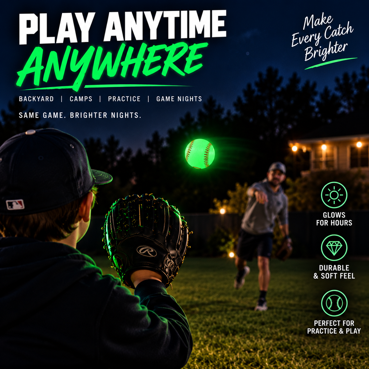 Diamond Glow™ Night Baseball